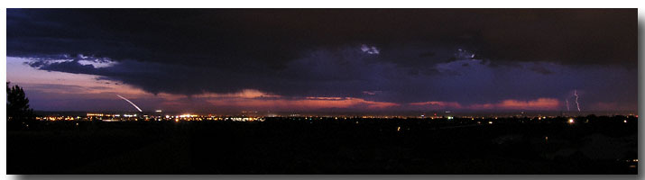 Sunset over the Rio Grande Valley, Albuquerque NM